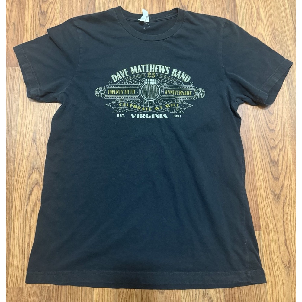 Dave Matthews Band T Shirt Womens Large 25th Anniversary 2016 Celebrate We Will